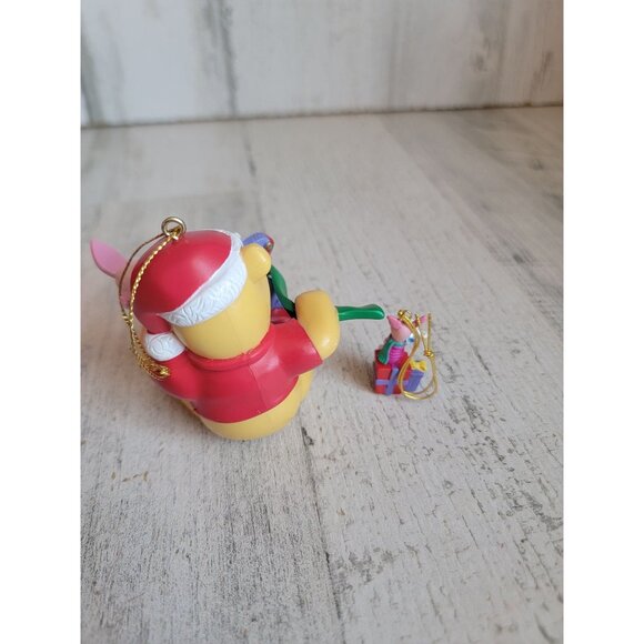 Vintage Winnie Pooh piglet rocking horse me ornament Xmas set - Picture 4 of 6